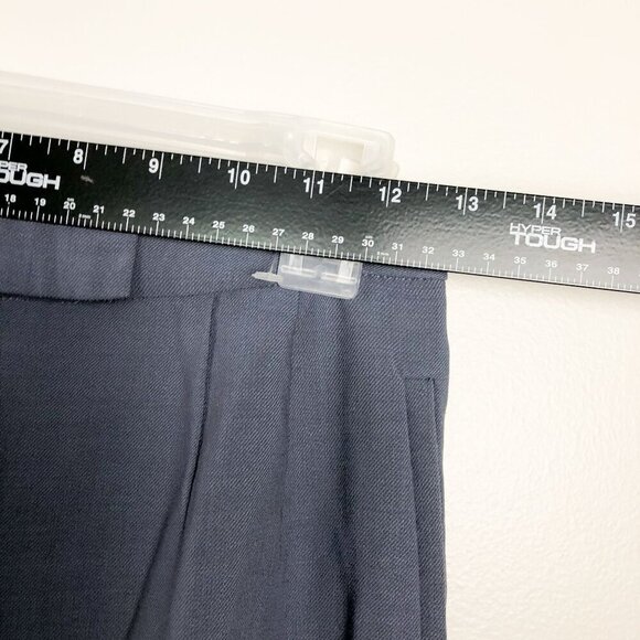 Armani Collezioni High Rise Blue Lightweight Trousers 4 Womens Italian - Picture 9 of 11